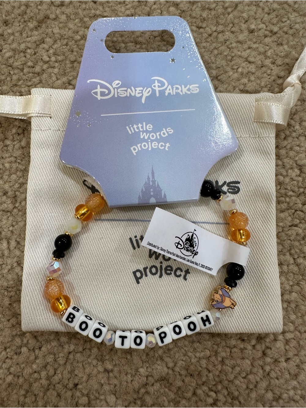 Little Words Project x Disney Parks 'Boo to Pooh' Beaded Bracelet